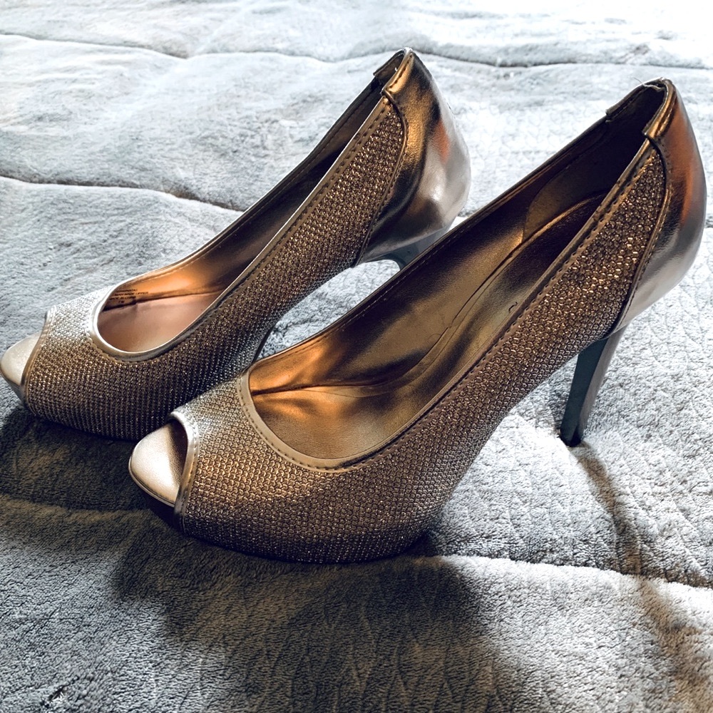 Gold GUESS Heels